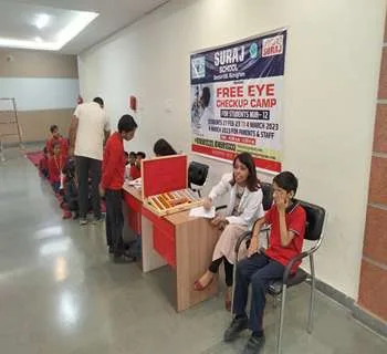 eye checkup camp for kids at suraj school 1