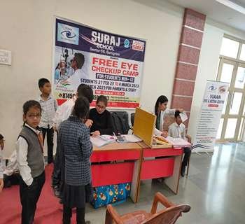 eye checkup camp for kids at suraj school 3