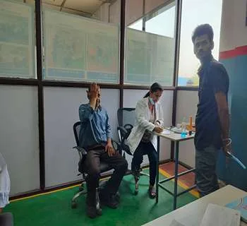 viaan eye checkup camp at sandhar technologies ltd 1