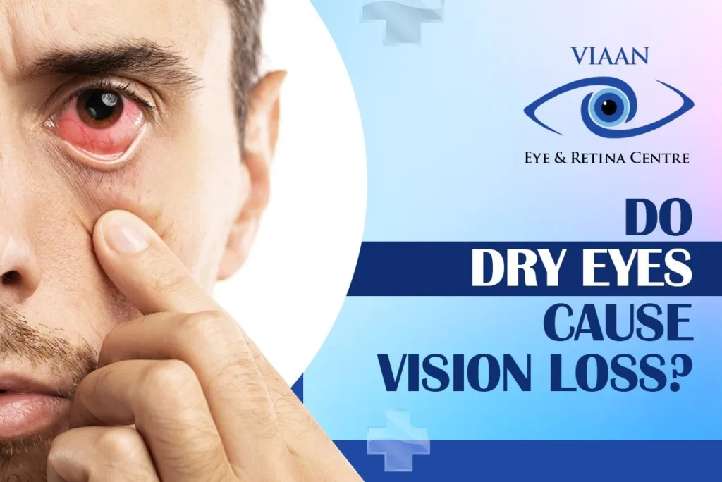 vision loss due to dry eyes