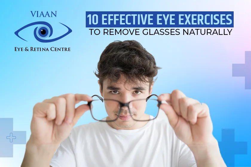 Eye exercises to remove glasses