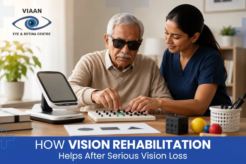 quick support for vision loss