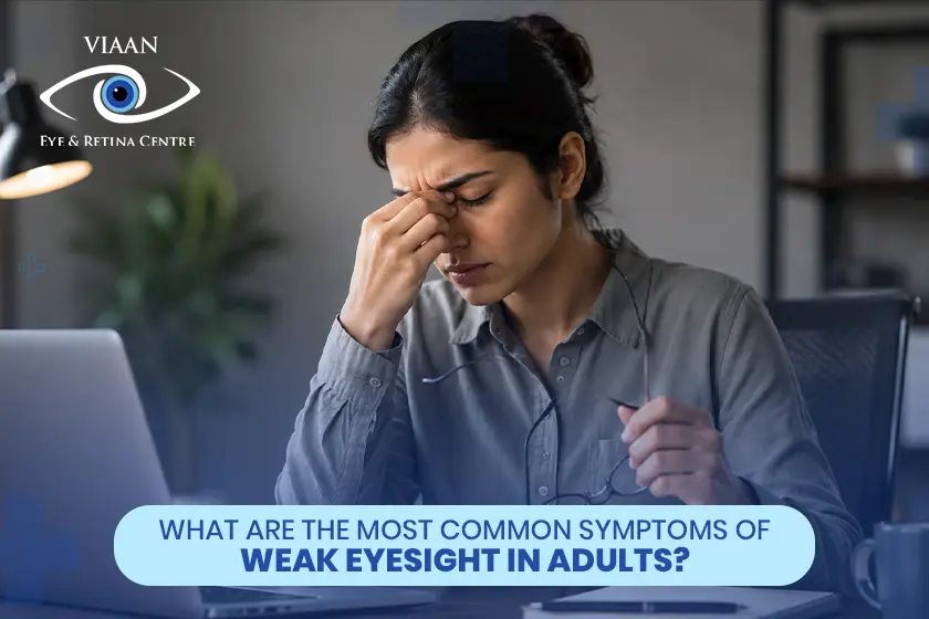 signs of weak eyesight in adults