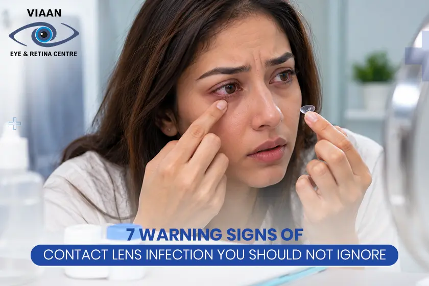signs of contact lens infection